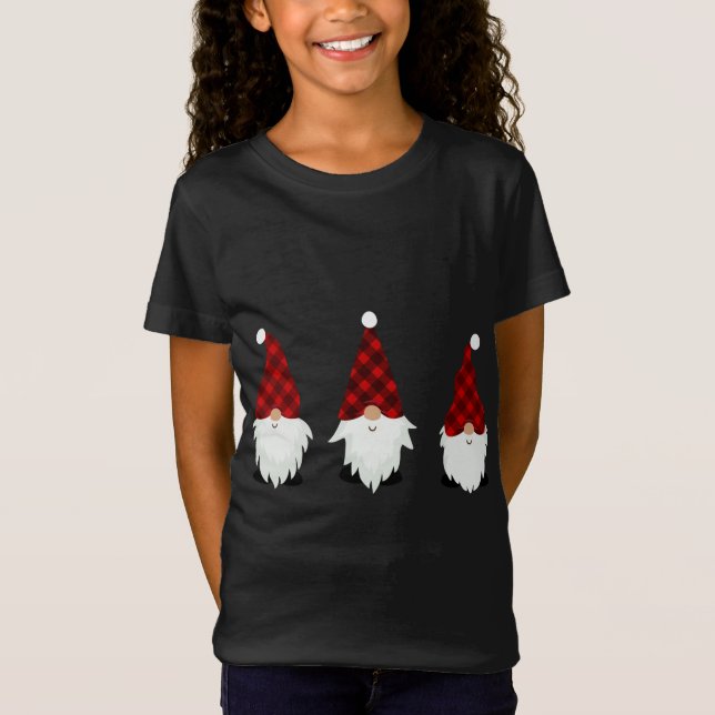 Camiseta Funny Navidades Gnomes Navidades Familia (Anverso)