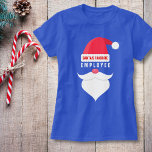 Camiseta Funny Navidades Personalizado de empleados favorit<br><div class="desc">Dile a todos quién es el favorito de Santa. La camiseta muestra un Gorra de Papá Noel, bigote, barba y texto que dice "El favorito de Santa" Empleado - o puedes rellenar el blanco . ... ... ... Enfermera, tío, papá, tía, mamá, ingeniero, amante del perro, etc. Personalizar el texto...</div>