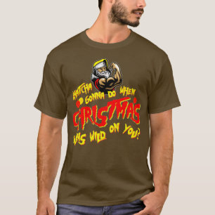 Camiseta Funny Navidades pro lucha libre de 80 que van a ha