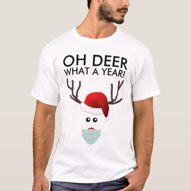 Camiseta Funny Navidades Reindeer Fashion (Anverso)