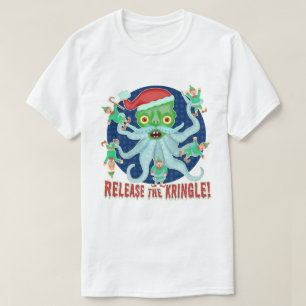 Camiseta Funny Navidades Santa Claus liberan al Kringle