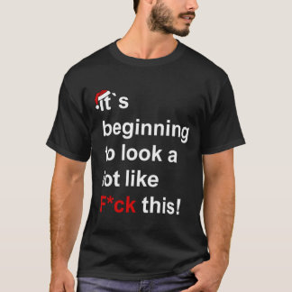 Camiseta Funny Navidades sarcásticos dan diseño de vacacion