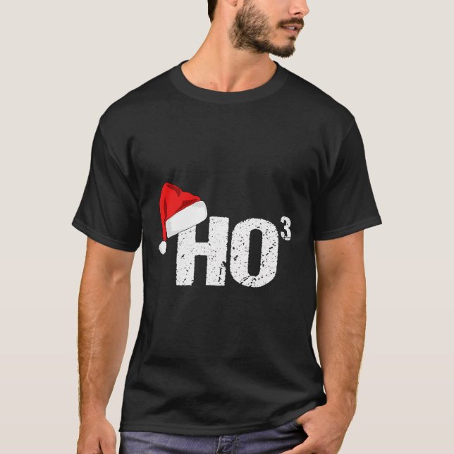 Camiseta Funny Navidades Shirt Long Sleeve Ho3 Xmas Tee (Anverso)
