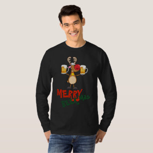 Camiseta Funny Navidades T para los amantes de las CERVEZAS