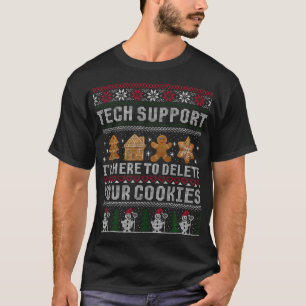 Camiseta Funny Navidades Tech Support Computer