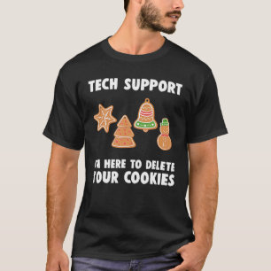 Camiseta Funny Navidades Tech Support Computer Programador