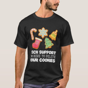 Camiseta Funny Navidades Tecnología Soporte Informático Inf