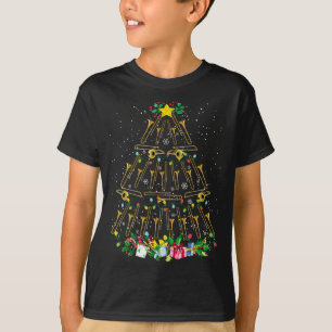 Camiseta Funny Navidades Trombone Player Xmas Tree Music Lo