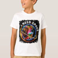 FUNNY NECESITO ESPACIO ASTRONAUT GALAXY