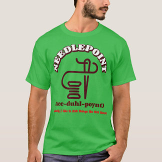 Camiseta Funny Needlepoint