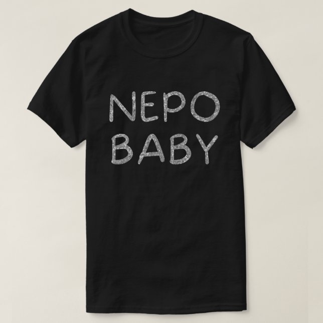 Camiseta Funny Nepo Baby Purpurina (Diseño del anverso)