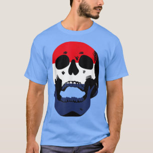 Camiseta Funny Netherlands Skeleton