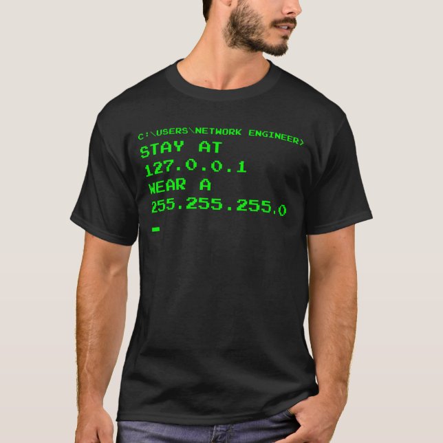 Camiseta Funny Network Engineer (Anverso)