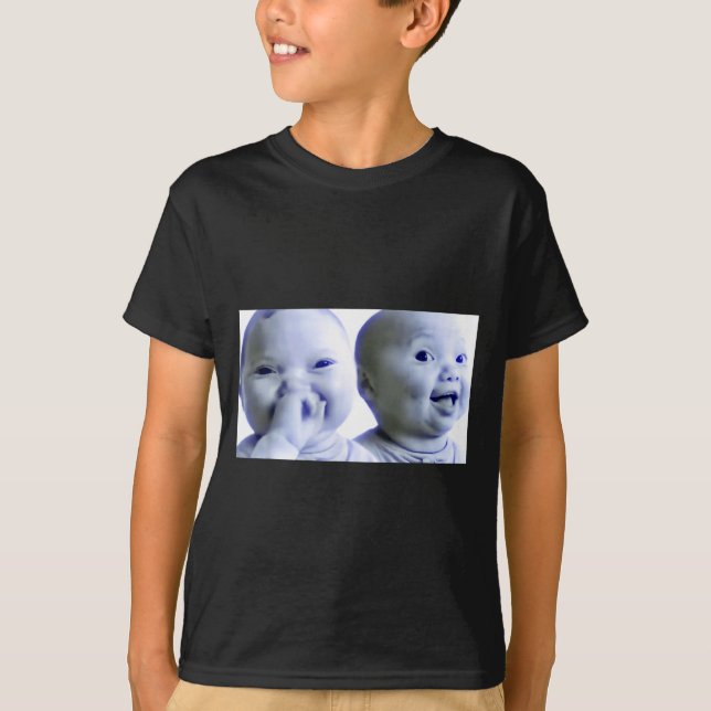 Camiseta Funny Niche Baby Gen Z Meme Ai Viral Giggling Ai L (Anverso)