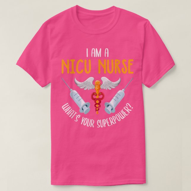 Camiseta Funny Nicu Nurse Shirt Best Neonatal Icu Nurse 125 (Diseño del anverso)