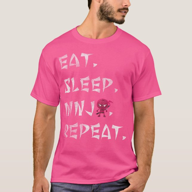 Camiseta Funny Ninja Tee Martial Arts Samurai Ninjas Karate (Anverso)