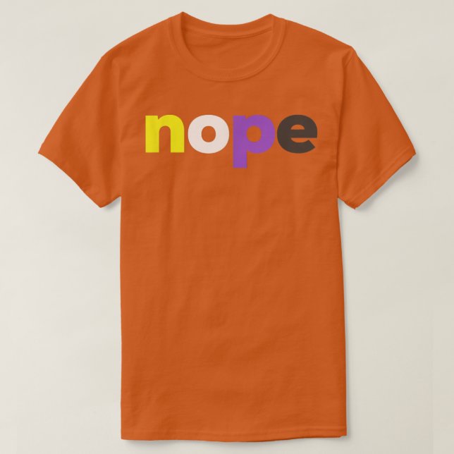 Camiseta Funny Nonbinary Pridenope NonbinaryLGBTQ Enby Flag (Diseño del anverso)