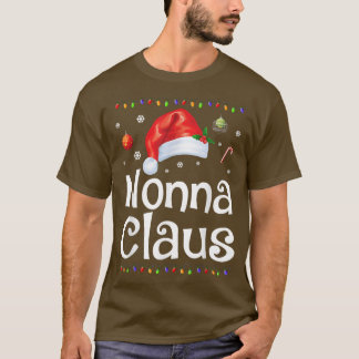 Camiseta Funny Nonna Claus Navidades Pajamas Santa Gift 