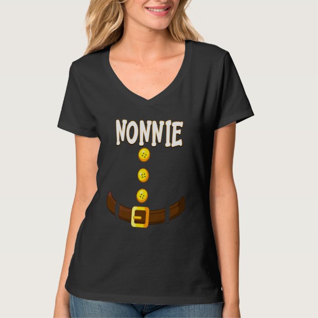 Camiseta Funny Nonnie Navidades Gnome Dwarf Mateo Elf Co (Anverso)