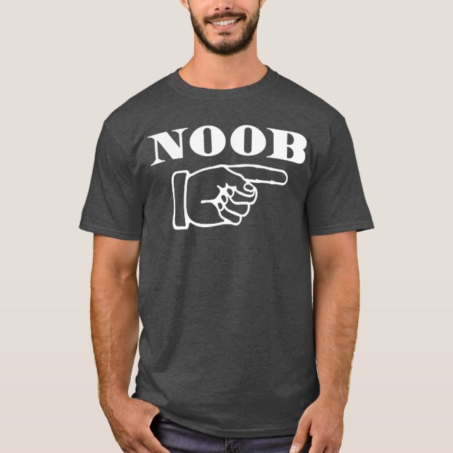 Camiseta Funny Noob Gaming Im With Noob Gamer funny (Anverso)