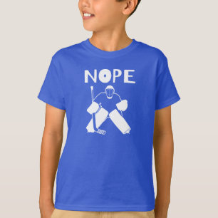 Camiseta Funny Nope Hockey Goalie