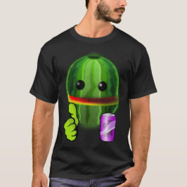 Camiseta Funny novedad deportes fútbol WATERMELON MAN T-Shi
