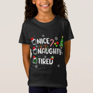 Camiseta Funny Ntrina Navidades Cansados Pajama