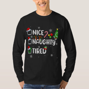 Camiseta Funny Ntrina Navidades Cansados Pajama