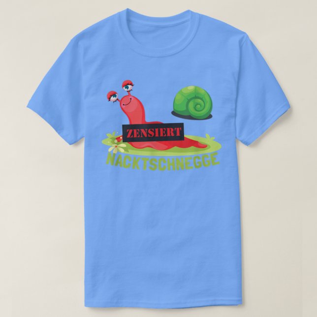 Camiseta Funny nudibranch slug Fun  (Diseño del anverso)