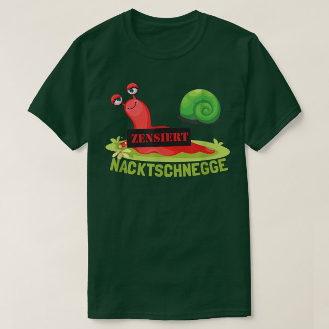 Camiseta Funny nudibranch slug Fun  (Diseño del anverso)