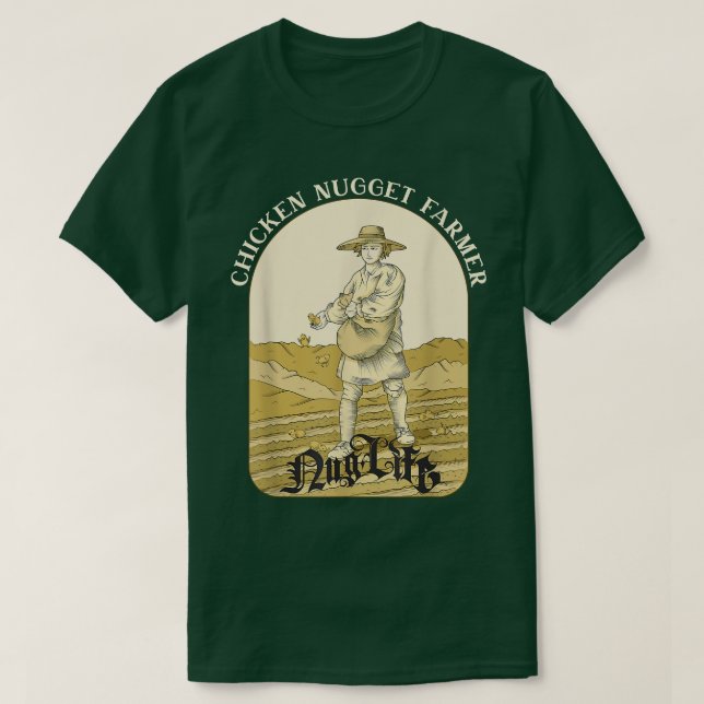 Camiseta Funny Nug Life Chicken Nuggets Farmer Chick Lover  (Diseño del anverso)