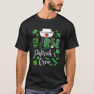 Camiseta Funny Nurse Patricks Crew St Patricks Day Leprecha