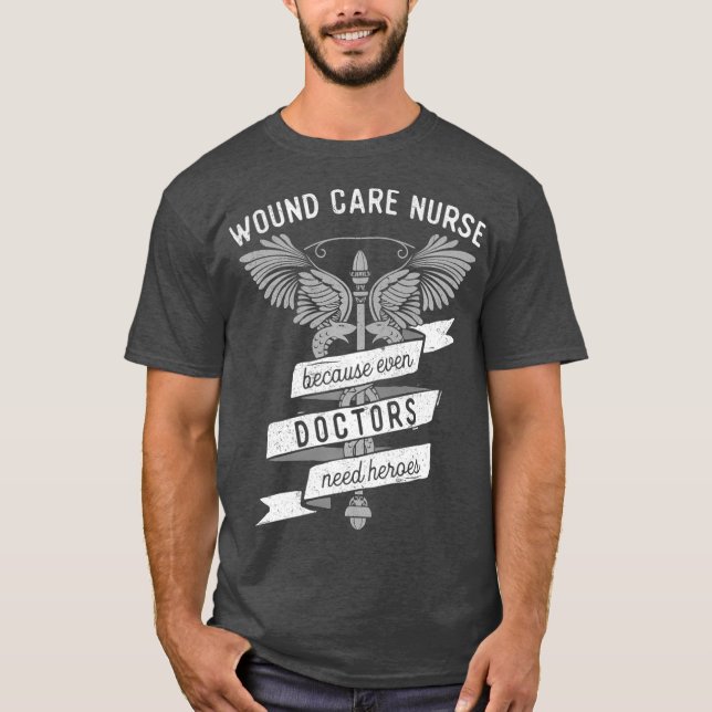 Camiseta Funny Nursing Wound Care Nurse Gift Idea  (2) (Anverso)