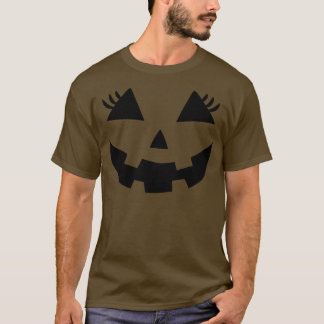 Camiseta Funny o Lantern calabaza cara pestañas para hallow