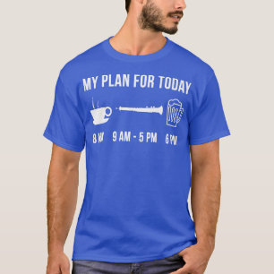 Camiseta Funny Oboe Instrument Music My Plan For Today