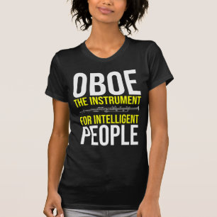 Camiseta Funny Oboe Player Intelligent Músico Humor