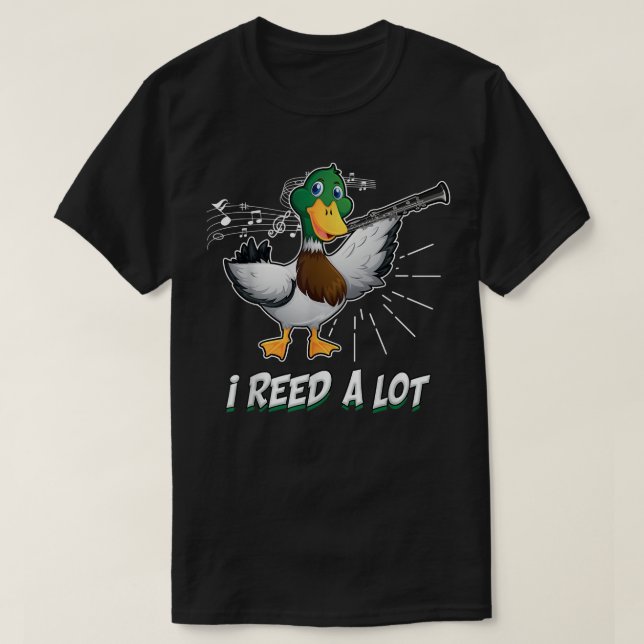 Camiseta Funny Oboist Music Orchestra Oboe Player Duckling (Diseño del anverso)