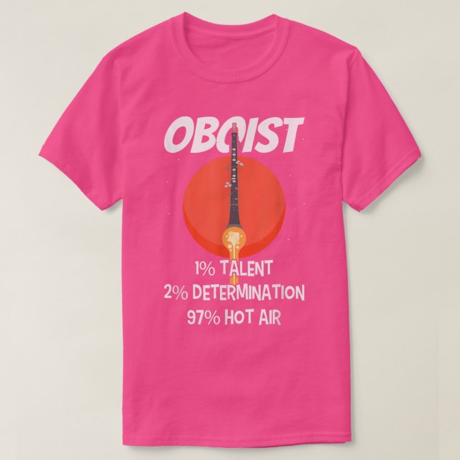 Camiseta Funny Oboist Music Orchestra Oboe Player Rocket 90 (Diseño del anverso)