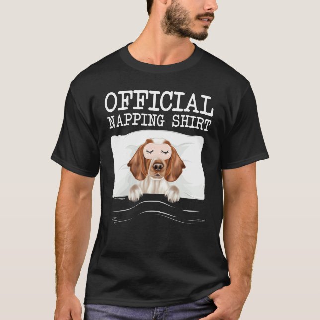 Camiseta Funny Official Napping Sleeping Welsh Springer Spa (Anverso)
