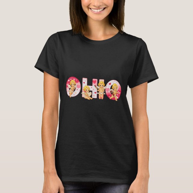 Camiseta Funny Ohio Cud Midwestern Party O-h-i-o In Valenti (Anverso)