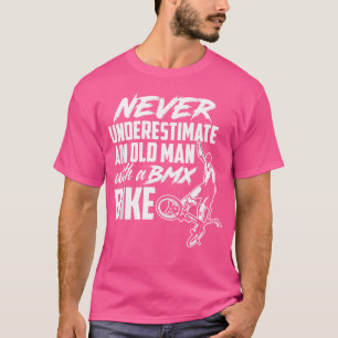 Camiseta Funny Old Man Bmx Bicicleta Bicicleta Bmx Lover Bm
