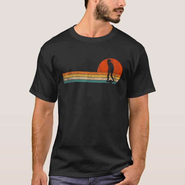 Camiseta Funny One Wheel Electric Skateboard Float 80s Retr (Anverso)
