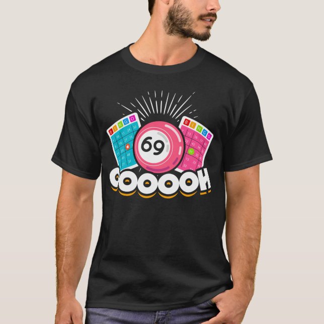 Camiseta Funny Oooooh 69 Hincha del Bingo Reina LGBT (Anverso)