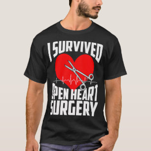 Camiseta Funny Open Heart Cirugía Regalo Hombres Guay Sobre