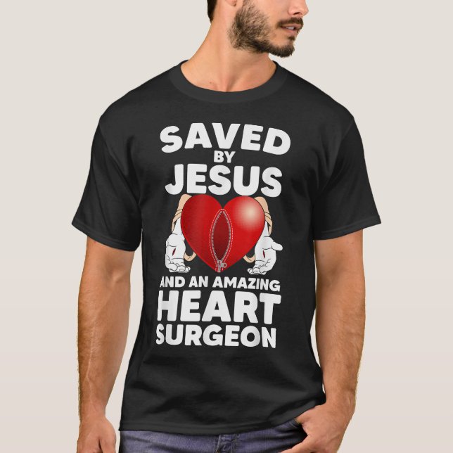 Camiseta Funny Open Heart Surgery Design Para Hombres Mujer (Anverso)