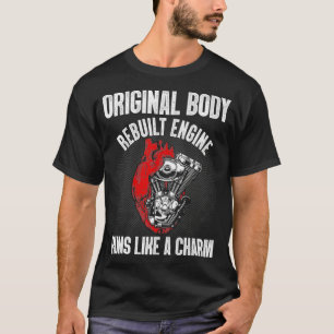 Camiseta Funny Open Heart Surgery Recuperación Survivor Reg