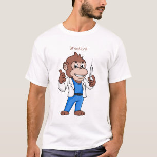 Camiseta Funny orangutan ape personalizado médica