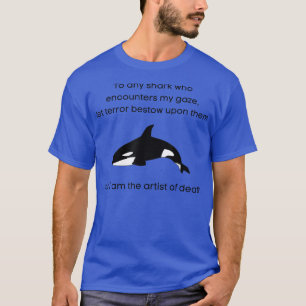 Camiseta Funny Orca Prey, Shark Predator 