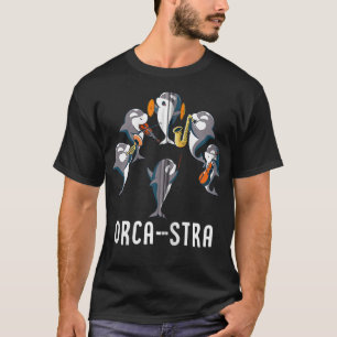 Camiseta Funny Orca-stra Orca Killer Whale Orchestra Zip Ho