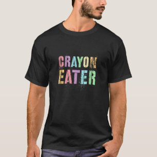 Camiseta Funny Orgulloso CRAYON EATER Veterano Militar Dad